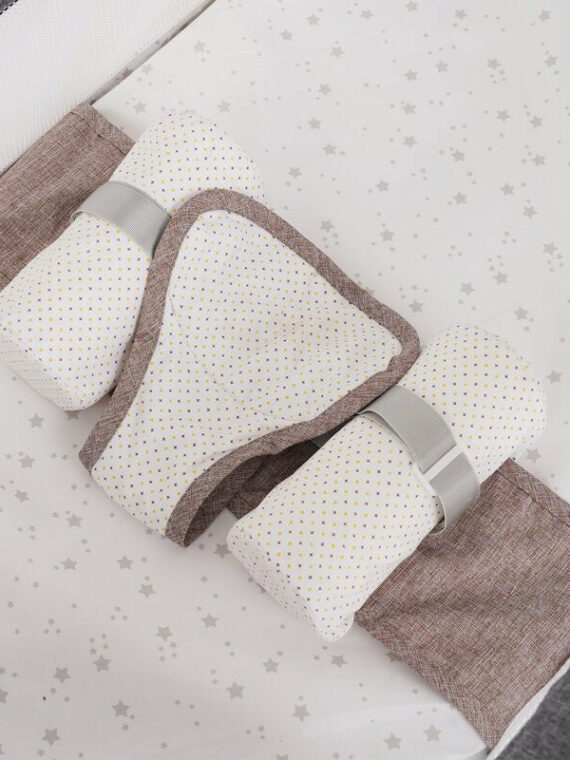 Smart Electric Baby Crib Bassinet with Music & Bluetooth, 5-Speed, Portable, Includes Remote & Carry Bag