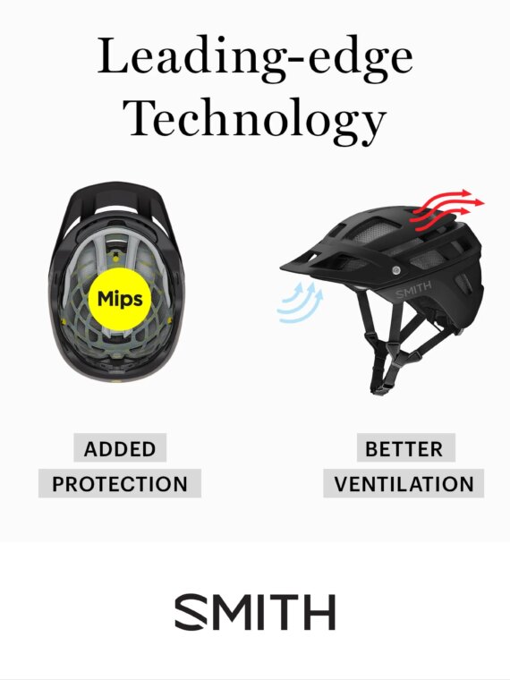 Smith Signal Cycling Helmet with MIPS, Koroyd Protection, 21 Vents, Adjustable Fit