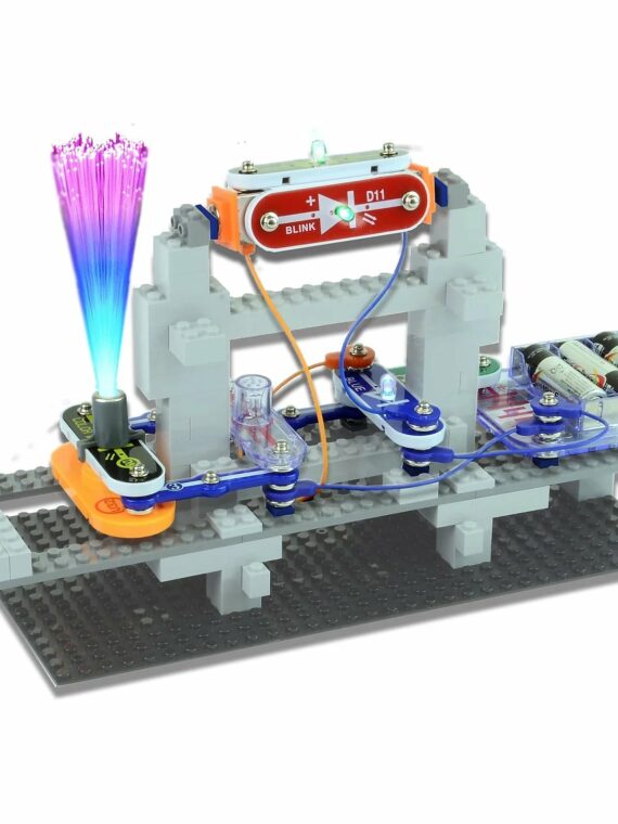 Snap Circuits BRIC: Structures Kit - Build with Lights, Sounds & 3D Circuits, Ages 8+