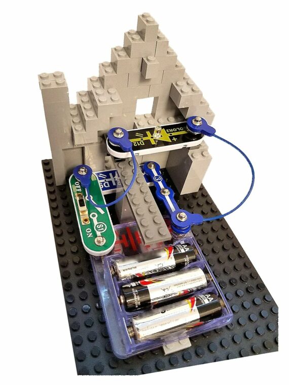 Snap Circuits BRIC: Structures Kit - Build with Lights, Sounds & 3D Circuits, Ages 8+