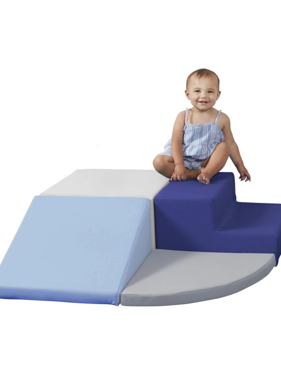 SoftScape Toddler Playtime Corner Climber, 4-Piece Set, Non-Slip, Safety Certified, Indoor Active Play for Ages 9 Months to 3 Years