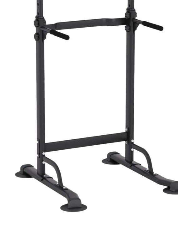 SogesPower Power Tower Dip Station Pull-Up Bar, Adjustable Height, 330 lbs Capacity, Full Body Workout Equipment