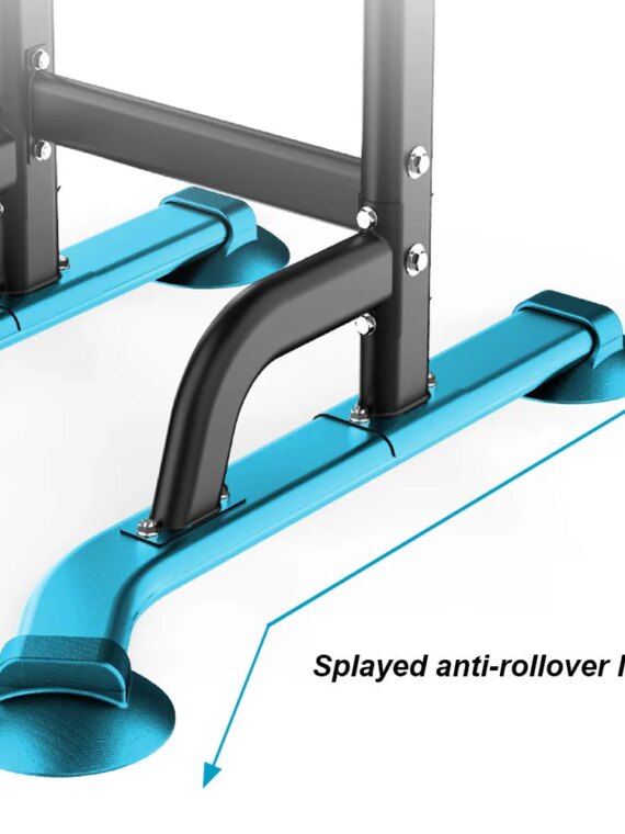 SogesPower Power Tower Dip Station Pull-Up Bar, Adjustable Height, 330 lbs Capacity, Full Body Workout Equipment