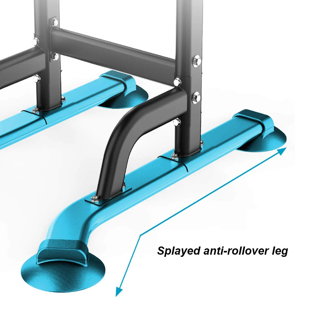 SogesPower Power Tower Dip Station Pull-Up Bar, Adjustable Height, 330 lbs Capacity, Full Body Workout Equipment