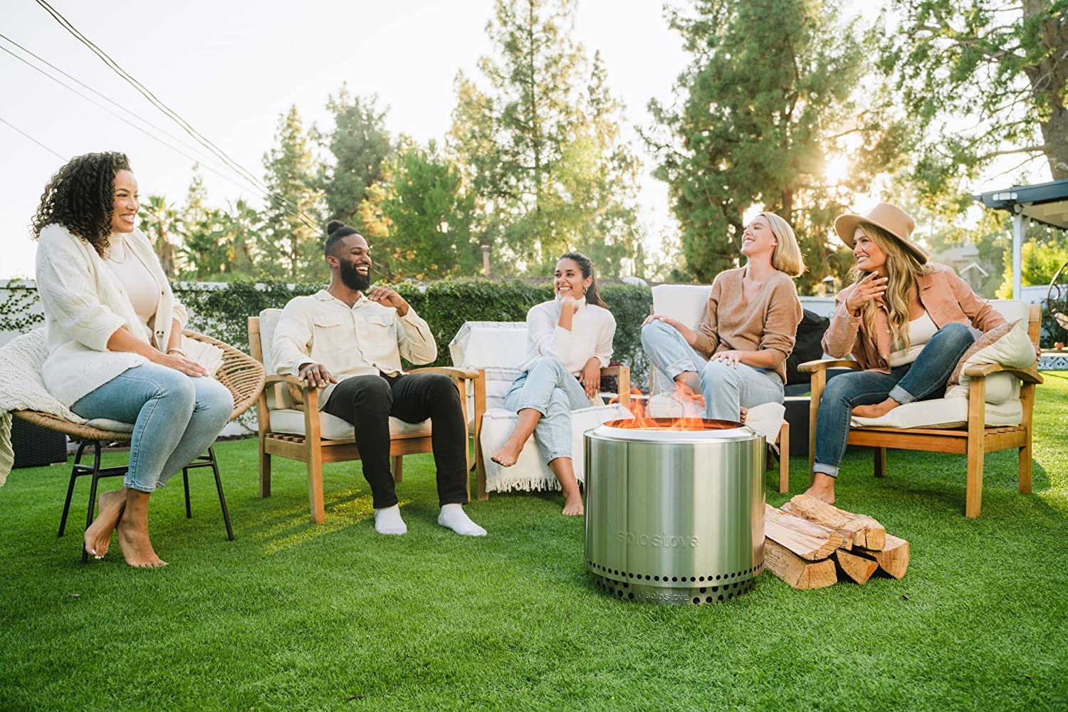 Solo Stove Bonfire 2.0 Smokeless Fire Pit with Stand, 19.5 Inch, Portable & Durable for Outdoor Use