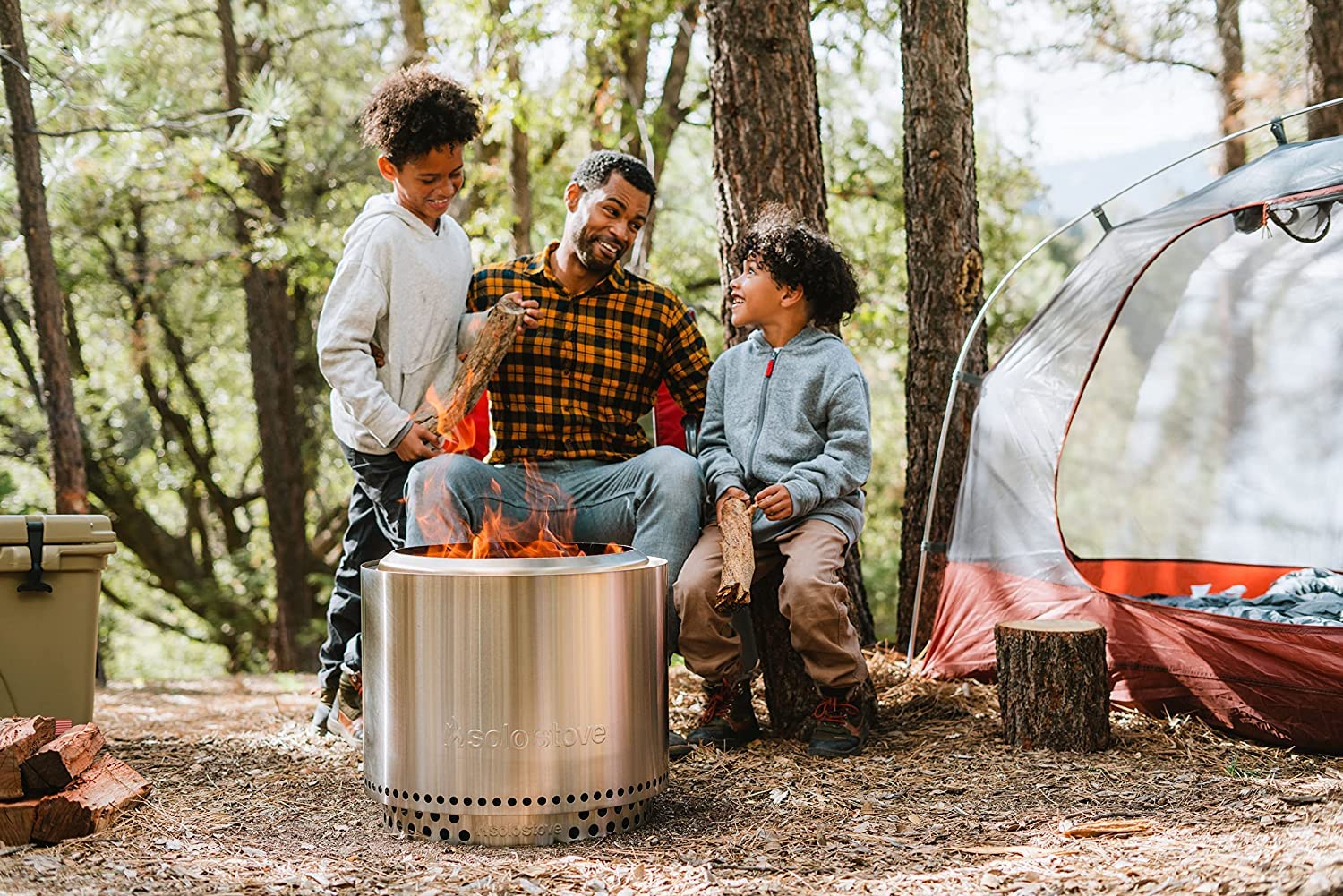 Solo Stove Bonfire 2.0 Smokeless Fire Pit with Stand, 19.5 Inch, Portable & Durable for Outdoor Use