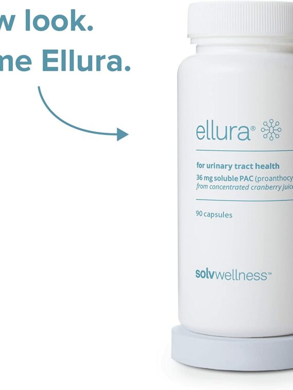 Solv Wellness Ellura Urinary Tract Health Supplement, 36 mg PAC, 90 Capsules