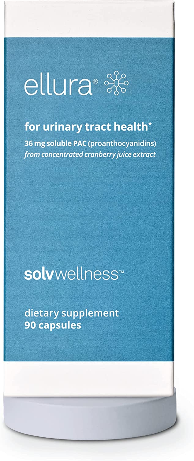Solv Wellness Ellura Urinary Tract Supplement, 36 mg PAC, 90 Capsules - Supports Urinary Health