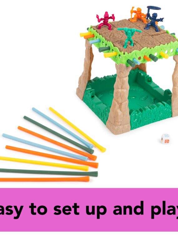 Spin Master Sink N’ Sand Board Game with Kinetic Sand for Kids Ages 4+, Family Fun Adventure