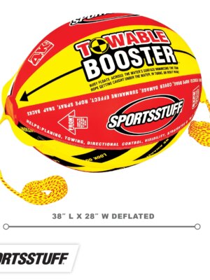 Sportsstuff Booster Ball Towable Tube Rope Performance Ball with 60ft 4100lb Strength Rope