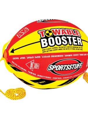 Sportsstuff Booster Ball Towable Tube Rope Performance Ball with 60ft 4100lb Strength Rope