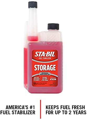 STA-BIL Fuel Stabilizer - Keeps Gasoline Fresh for 24 Months, Prevents Build-Up, Easy Starts