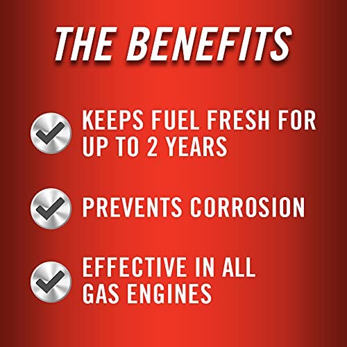 STA-BIL Fuel Stabilizer - Keeps Gasoline Fresh for 24 Months, Prevents Build-Up, Easy Starts