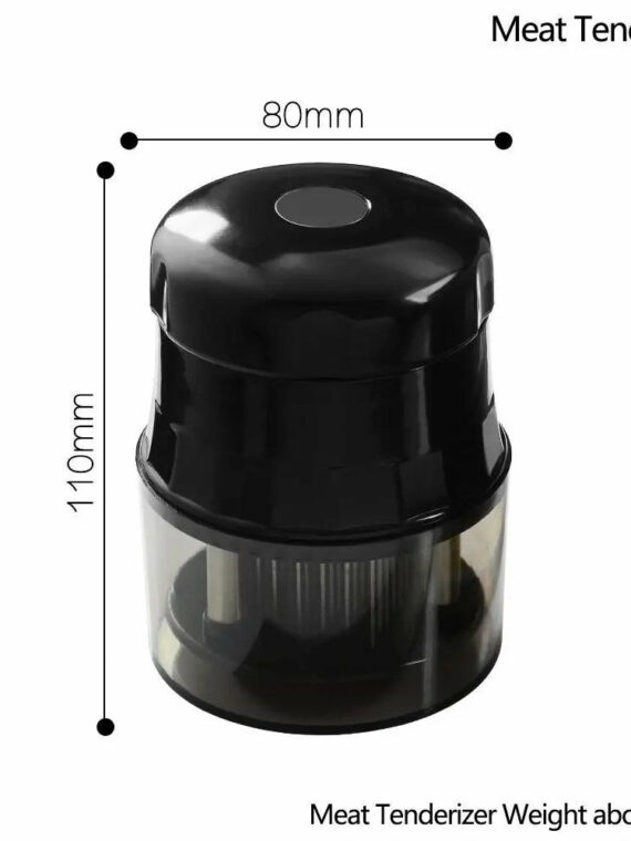 Stainless Steel Meat Tenderizer with 56 Blades - Juicy & Flavorful Results, Easy to Use & Clean