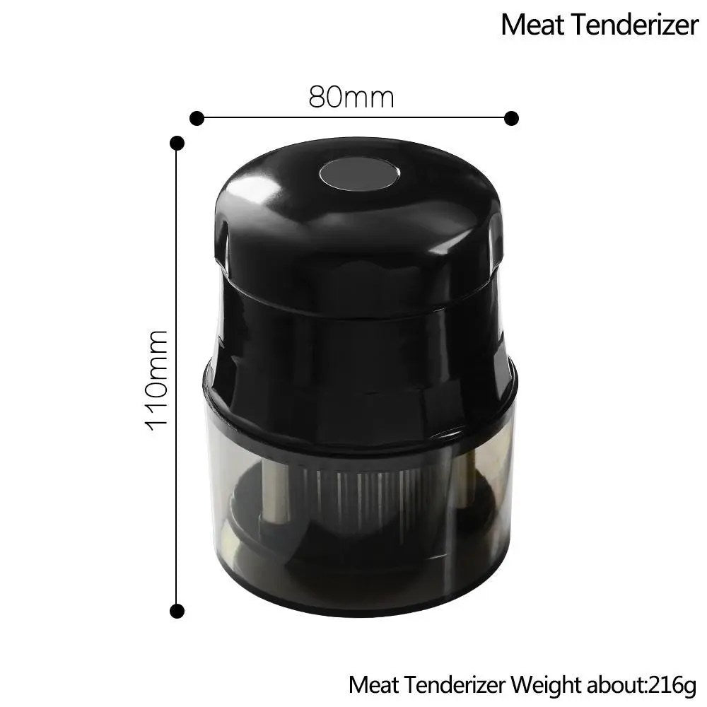Stainless Steel Meat Tenderizer with 56 Blades - Juicy & Flavorful Results, Easy to Use & Clean