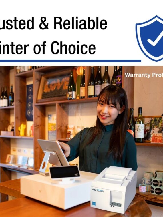 Star Micronics TSP143III Bluetooth Thermal Receipt Printer, High-Speed, iOS/Android/Windows Compatible