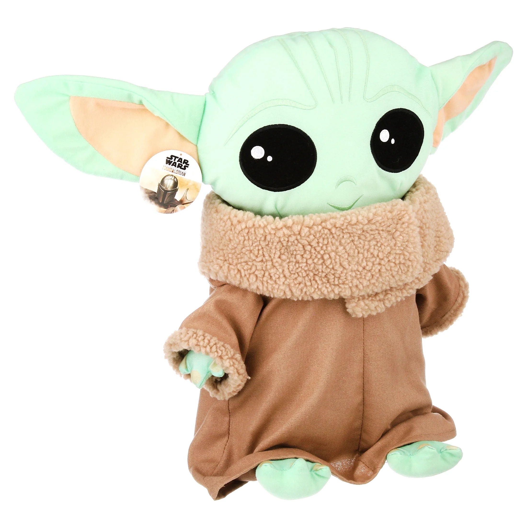 Star Wars The Mandalorian Baby Yoda Plush Pillow Buddy for Kids, Soft Cuddle Decorative Pillow