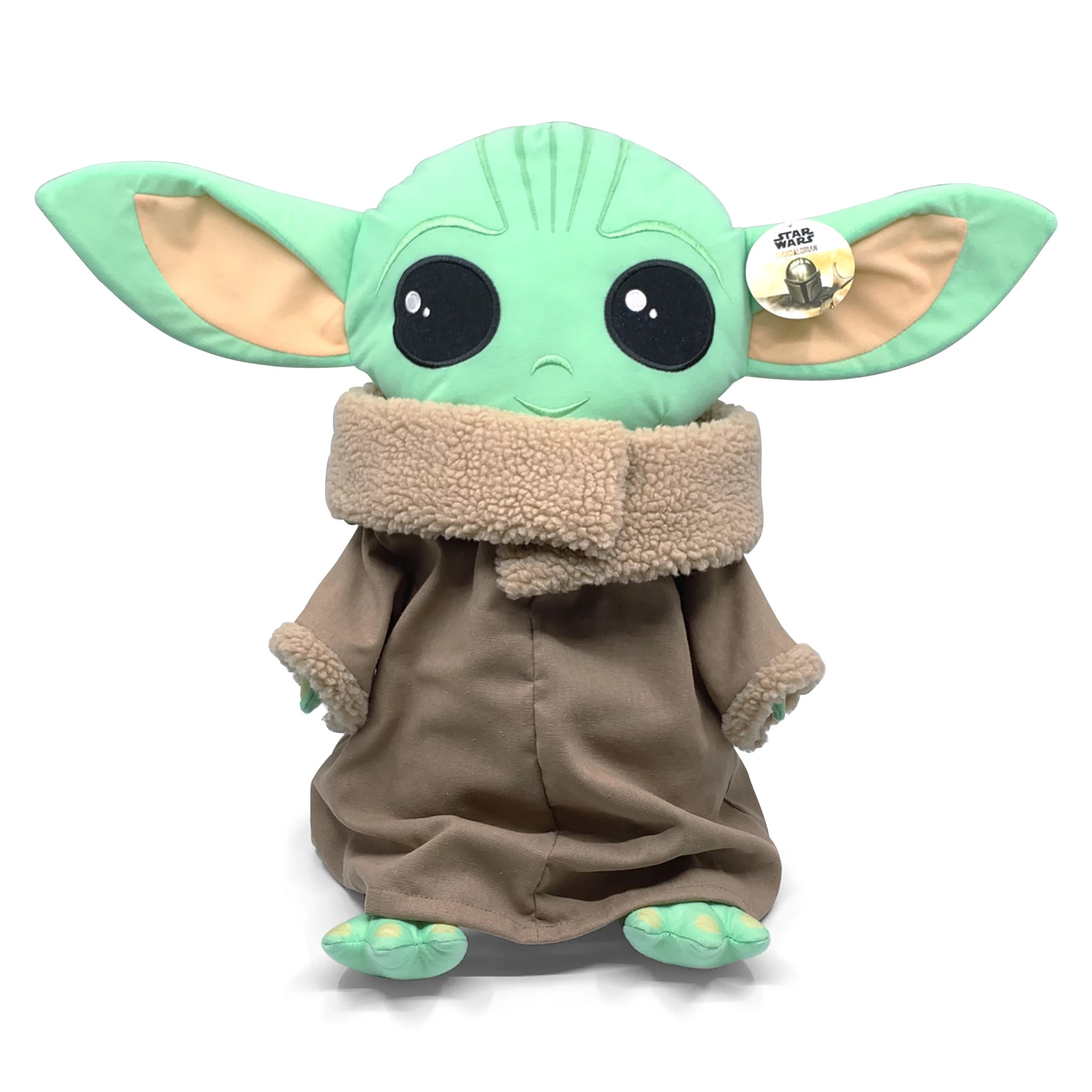 Star Wars The Mandalorian Baby Yoda Plush Pillow Buddy for Kids, Soft Cuddle Decorative Pillow