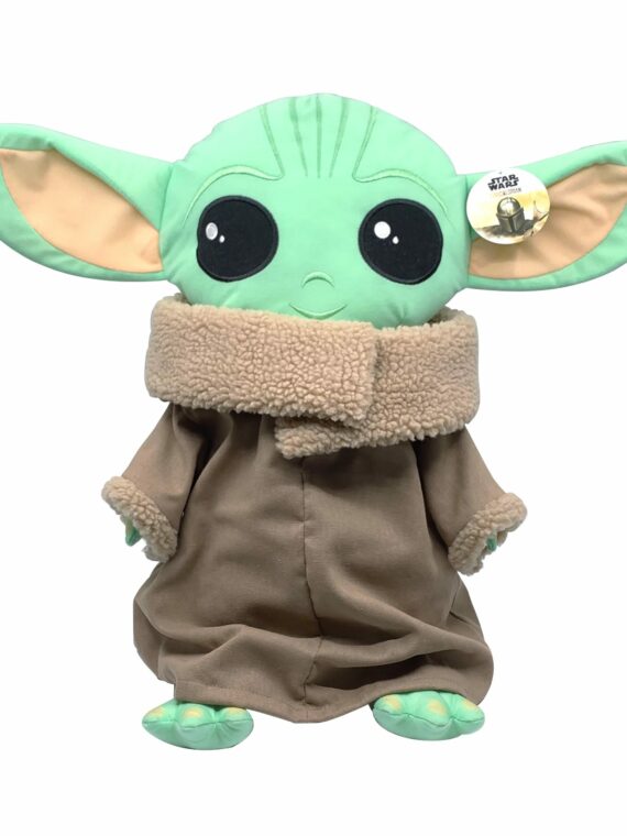 Star Wars The Mandalorian Baby Yoda Plush Pillow Buddy for Kids, Soft Cuddle Decorative Pillow