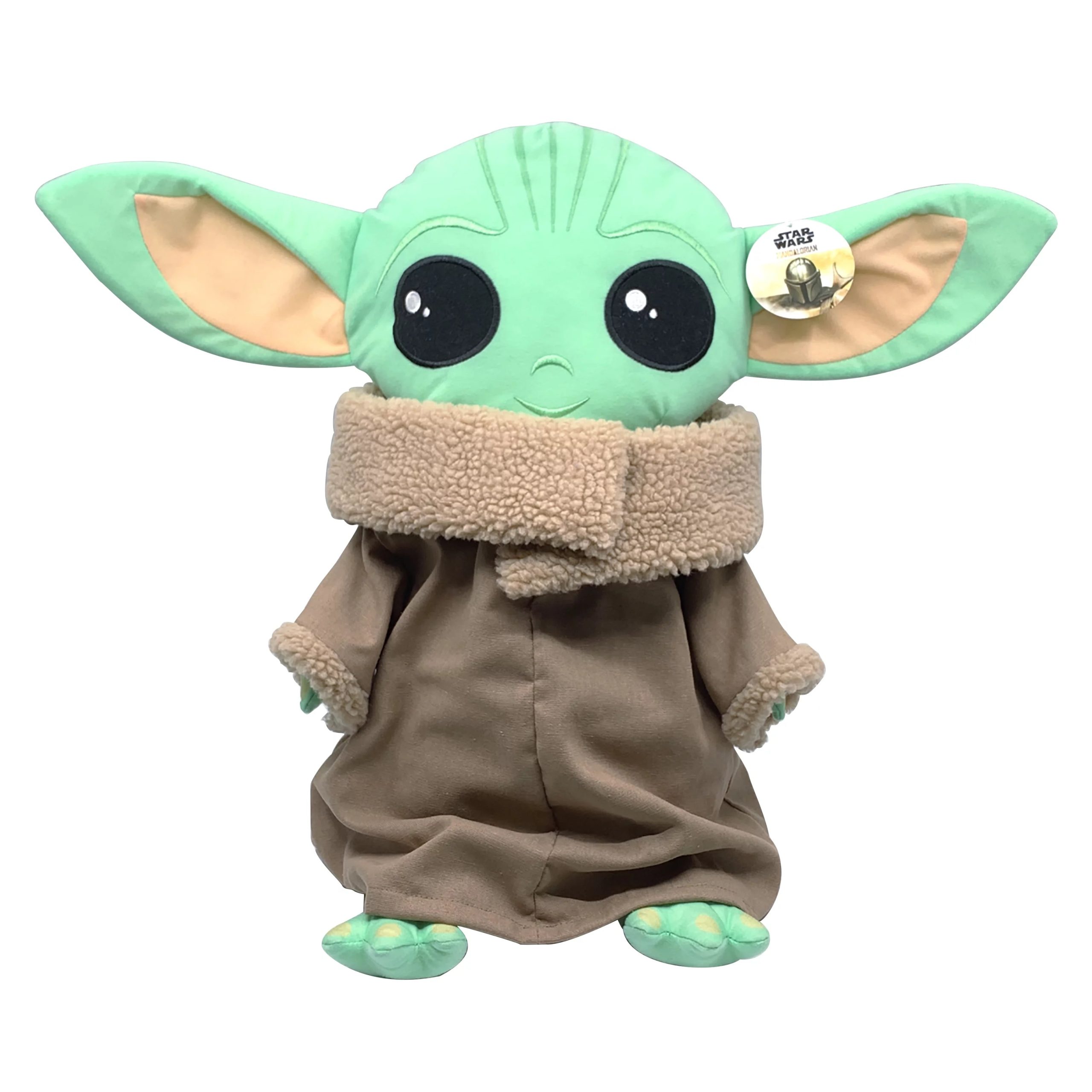 Star Wars The Mandalorian Baby Yoda Plush Pillow Buddy for Kids, Soft Cuddle Decorative Pillow