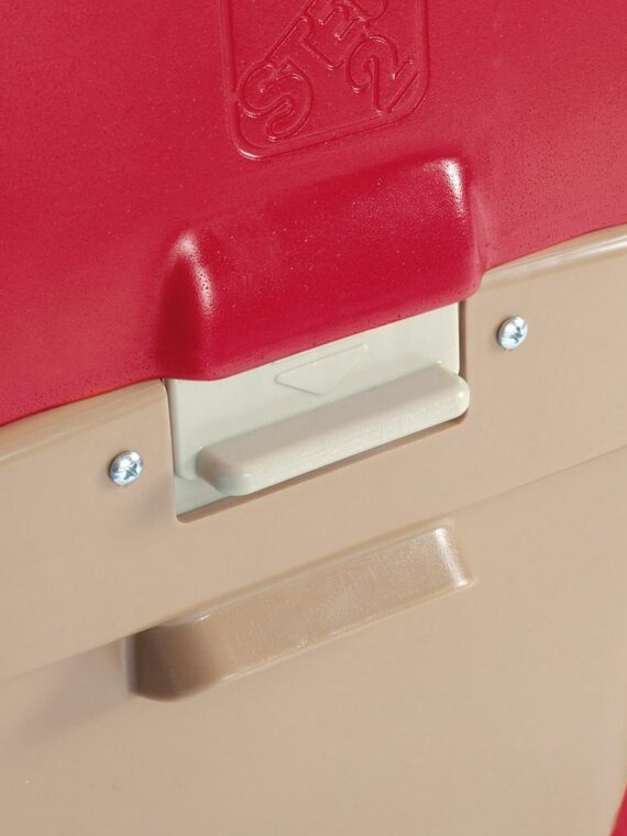 Step2 All Around Canopy Wagon - Red, Convertible Kids Wagon with Removable Canopy, Quiet Wheels, Extra Storage, 75 lbs Capacity