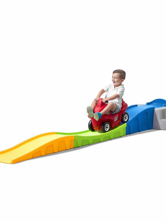 Step2 Anniversary Edition Roller Coaster Ride-on Toy, Multicolor, 10 ft Track, Ages 2-5, Durable Plastic