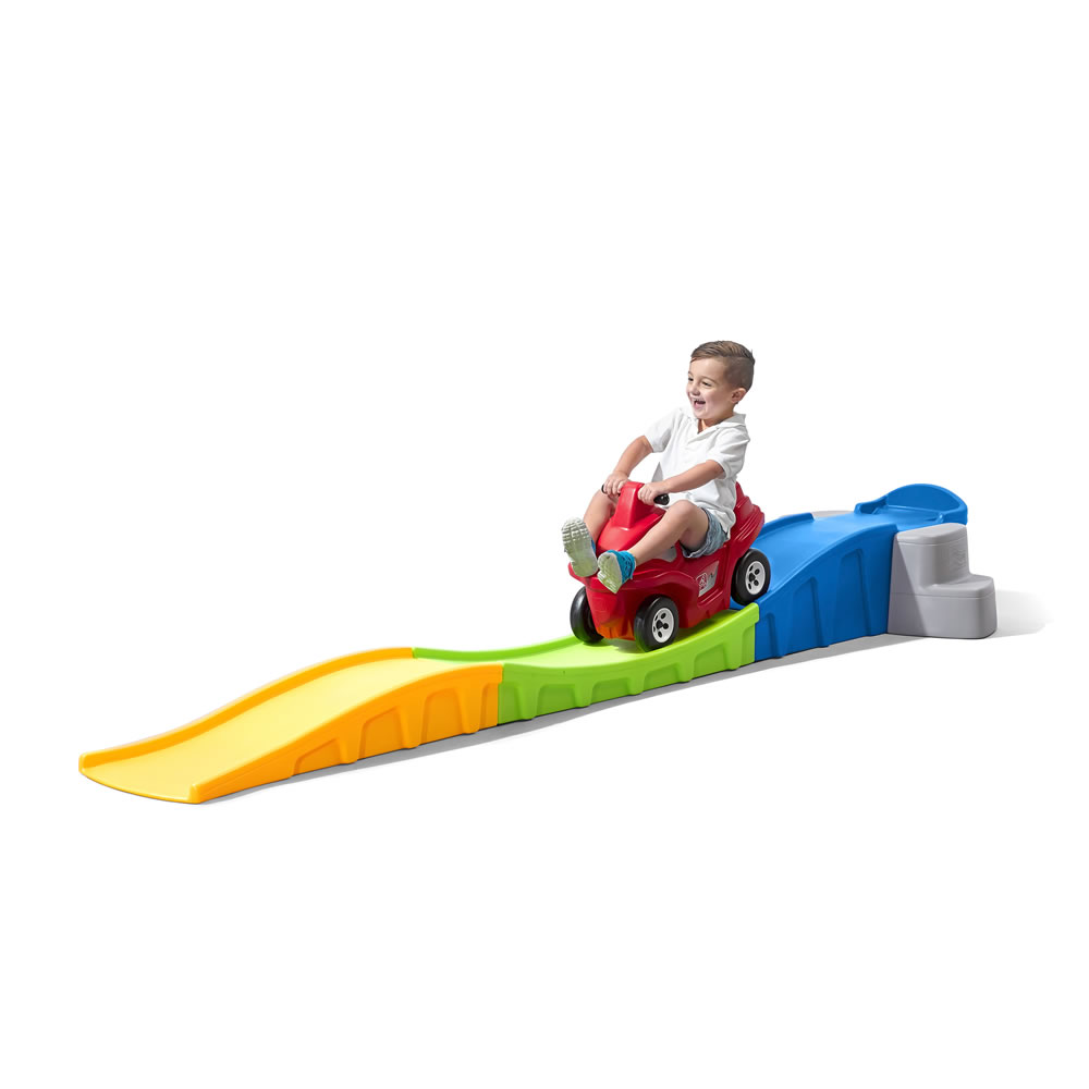 Step2 Anniversary Edition Roller Coaster Ride-on Toy, Multicolor, 10 ft Track, Ages 2-5, Durable Plastic