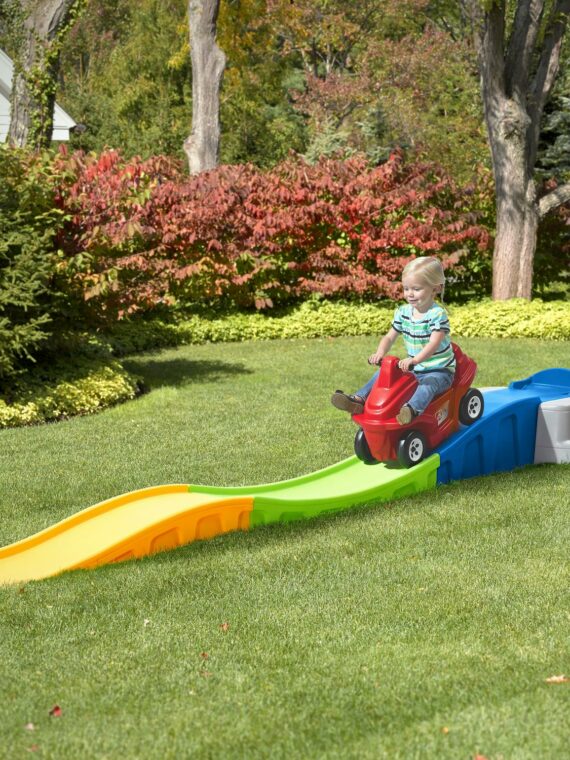 Step2 Anniversary Edition Roller Coaster Ride-on Toy, Multicolor, 10 ft Track, Ages 2-5, Durable Plastic