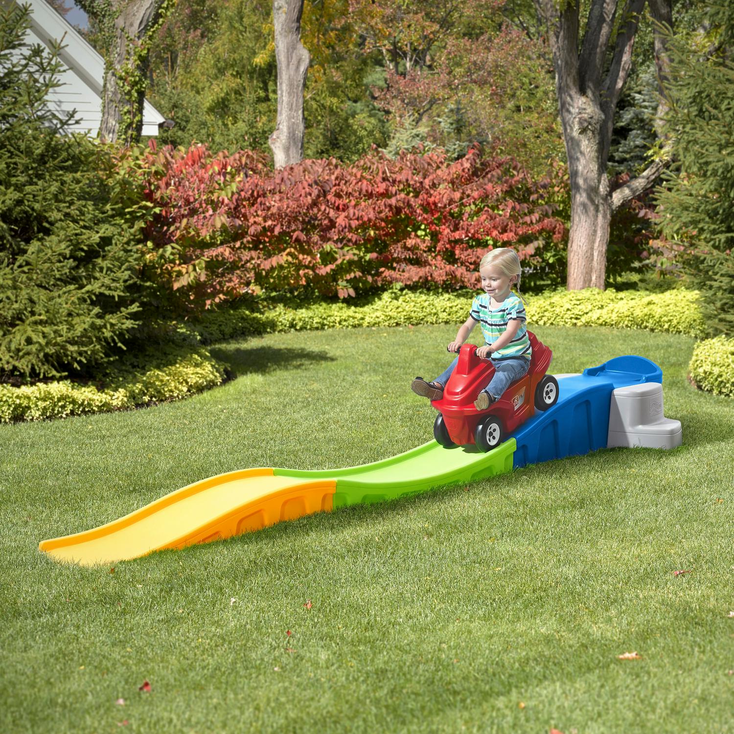 Step2 Anniversary Edition Roller Coaster Ride-on Toy, Multicolor, 10 ft Track, Ages 2-5, Durable Plastic