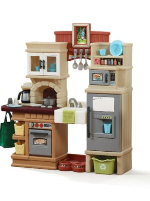 Step2 Heart of the Home Play Kitchen, 41-Piece Set, Realistic Design, Sound Effects, Ages 2-8