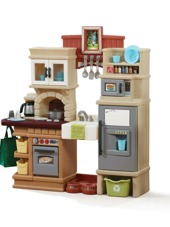 Step2 Heart of the Home Play Kitchen, 41-Piece Set, Realistic Design, Sound Effects, Ages 2-8