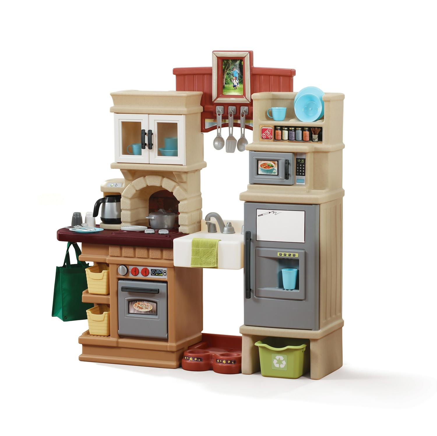 Step2 Heart of the Home Play Kitchen, 41-Piece Set, Realistic Design, Sound Effects, Ages 2-8