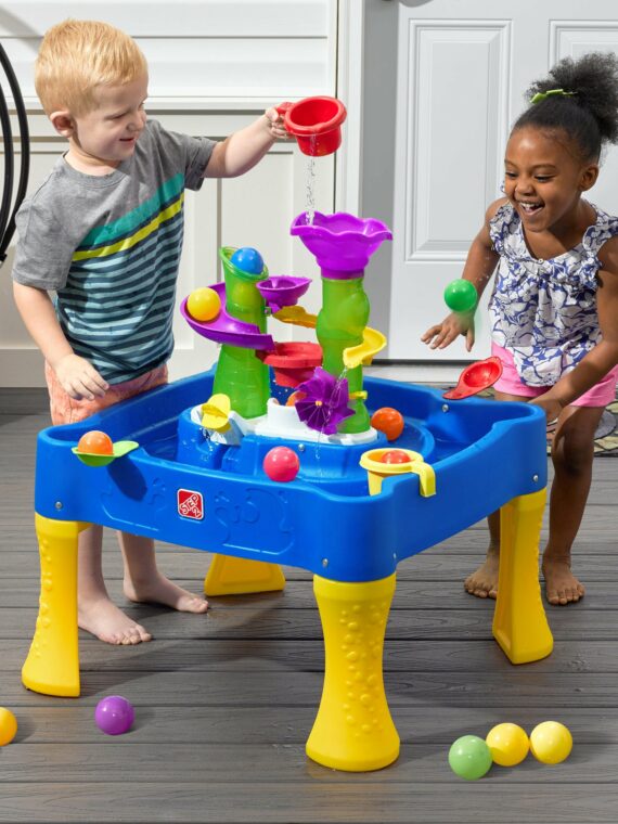 Step2 Rise & Fall Water & Ball Activity Table for Kids - Interactive Play with Water & Toy Balls