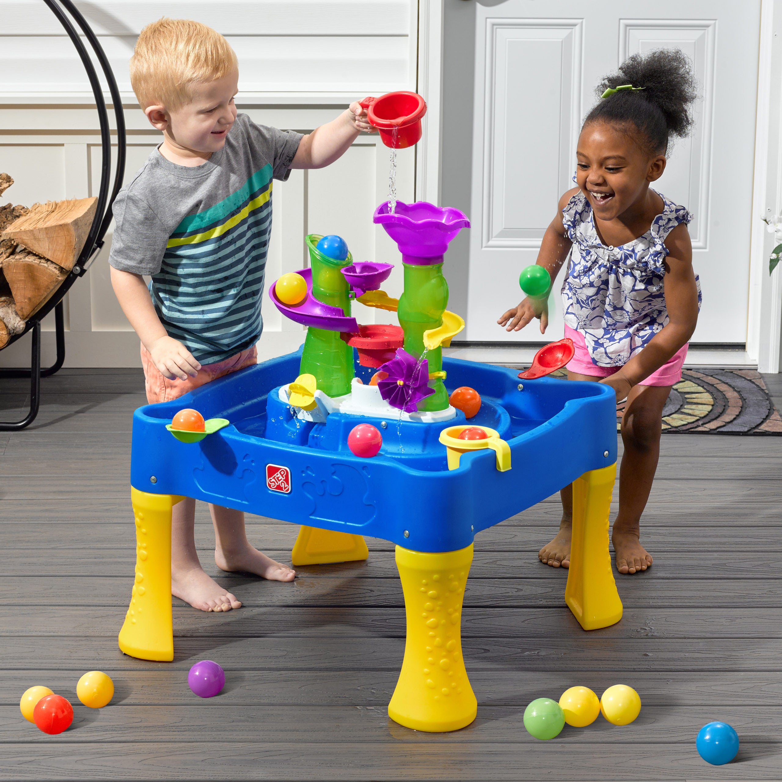 Step2 Rise & Fall Water & Ball Activity Table for Kids - Interactive Play with Water & Toy Balls