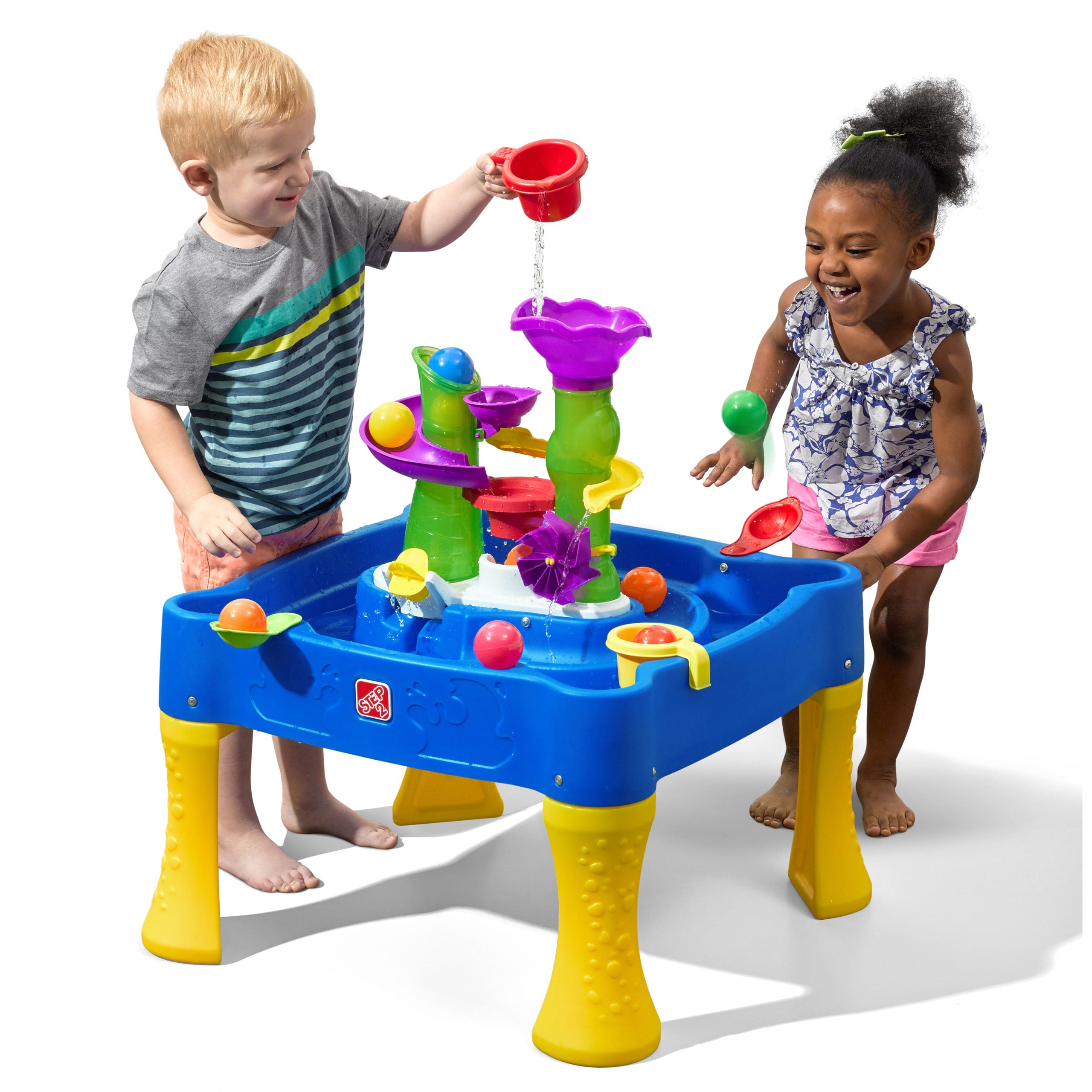 Step2 Rise & Fall Water & Ball Activity Table for Kids - Interactive Play with Water & Toy Balls