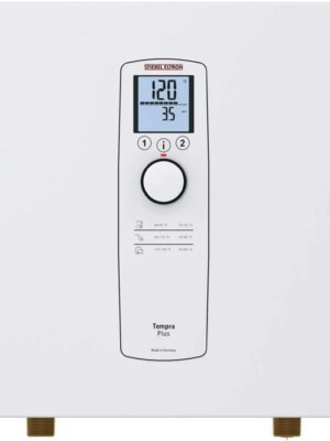 Stiebel Eltron Tempra 24 Plus Electric Tankless Water Heater, 24kW, Continuous Flow, Energy Efficient, Compact Design