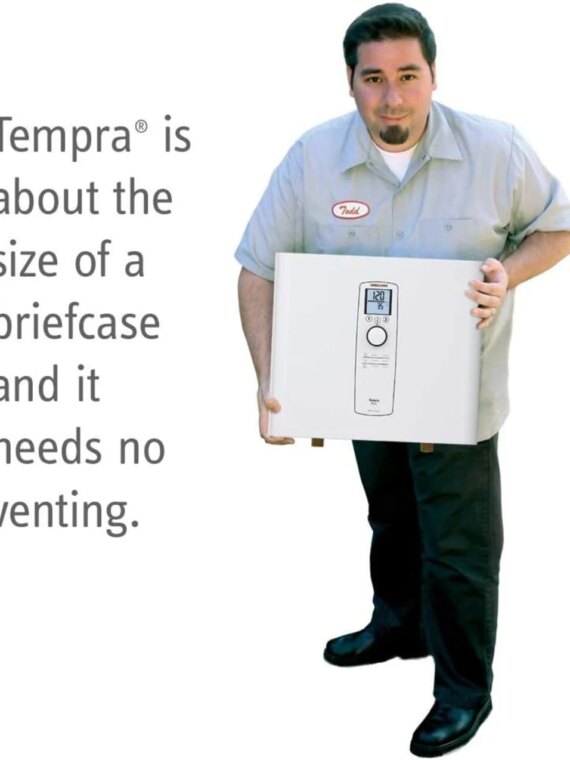 Stiebel Eltron Tempra 24 Plus Electric Tankless Water Heater, 24kW, Continuous Flow, Energy Efficient, Compact Design