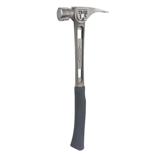 Stiletto TB3MC Ti-Bone III 15 oz Titanium Hammer with Milled Face & Curved Handle