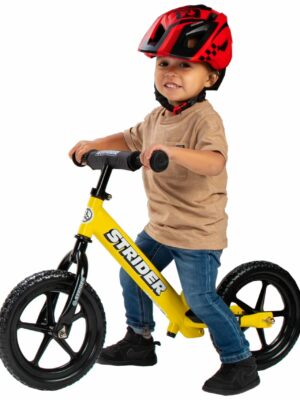Strider 12 Sport Balance Bike, Yellow – Lightweight, Adjustable Seat, Ages 18 Months to 5 Years
