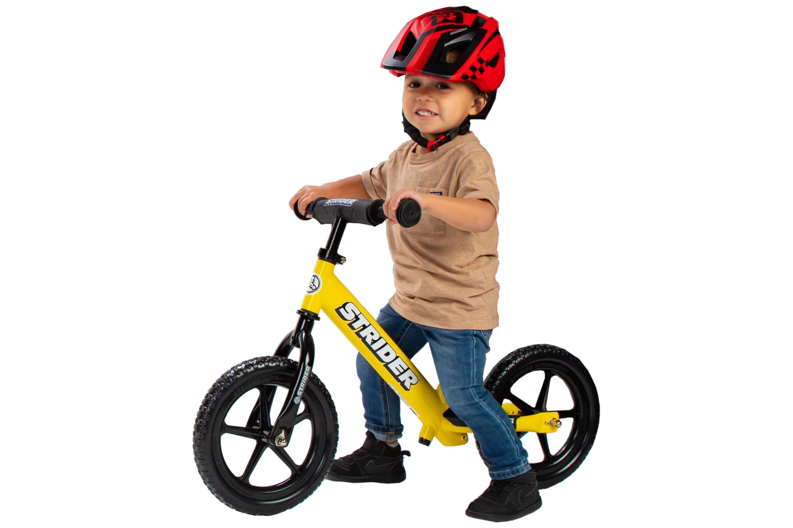 Strider 12 Sport Balance Bike, Yellow - Lightweight, Adjustable Seat, Ages 18 Months to 5 Years