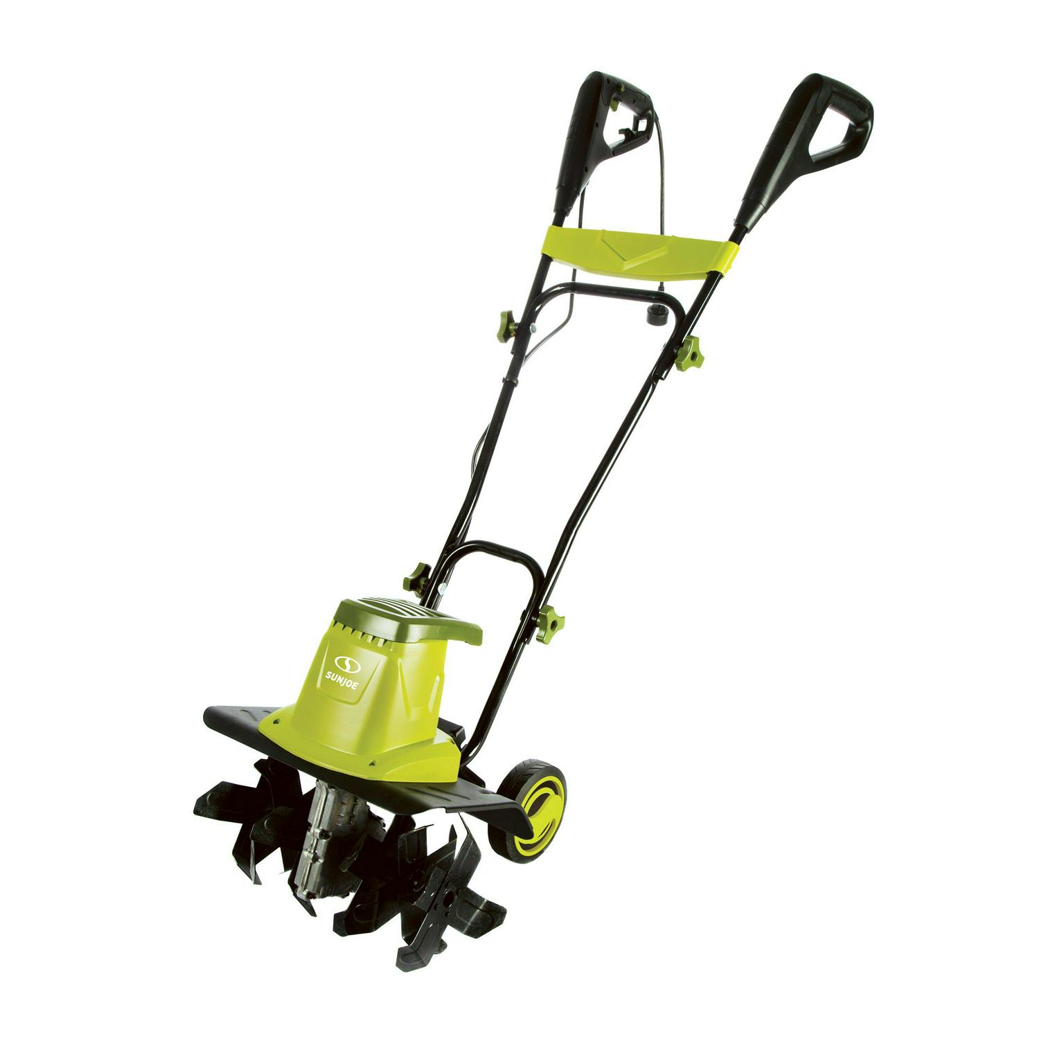 Sun Joe TJ604E Electric Garden Tiller, 16-Inch, 13.5 Amp Motor, Foldable Handle, Steel Tines