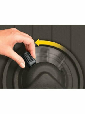 Suncast Aquawinder Auto Rewind Hose Reel, 125′ Capacity, Water Powered, Resin, Java, 2 Pack