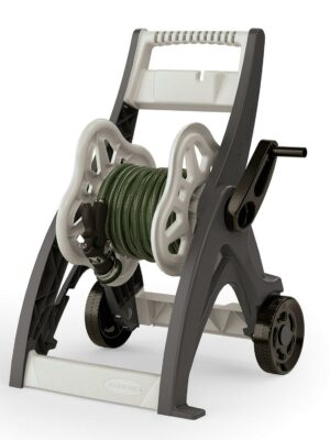 Suncast Hosemobile 175 ft. Hose Reel Cart, Durable Resin, Gray, Portable with Wheels