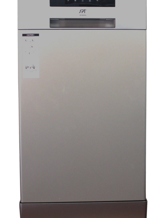 Sunpentown 18" Portable Dishwasher, Stainless Steel, Energy Star, 8 Place Settings, 6 Wash Programs