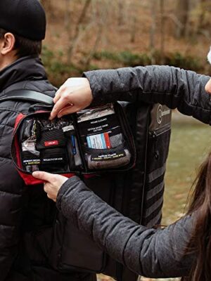 Surviveware Premium 200-Piece First Aid Kit for Cars, Camping, and Outdoor Use – Water & Rip Resistant, MOLLE Compatible