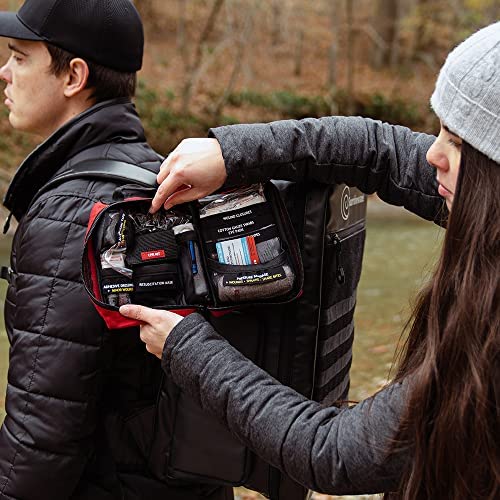 Surviveware Premium 200-Piece First Aid Kit for Cars, Camping, and Outdoor Use - Water & Rip Resistant, MOLLE Compatible