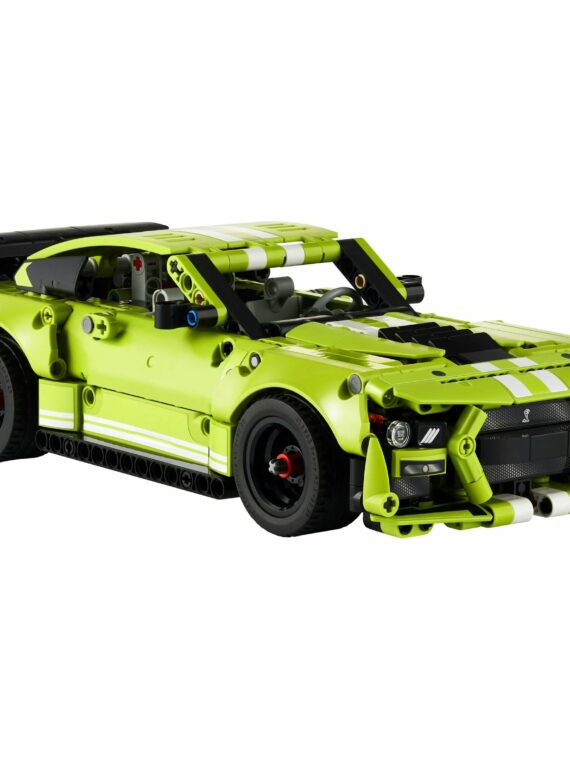 Technic Ford Mustang Shelby GT500 AR Race Car Toy Set, 544 Pieces, Ages 9+, with Pull-Back Motors and AR App Integration