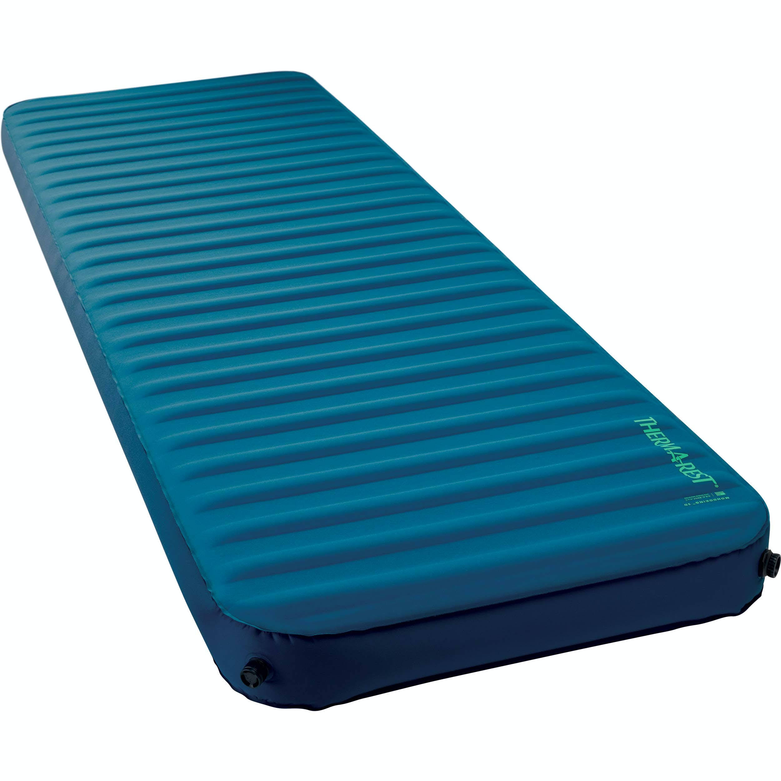 Therm-a-Rest MondoKing 3D Sleeping Pad, Large Blue - Luxury Insulated Camping Mat with 7.0 R-Value