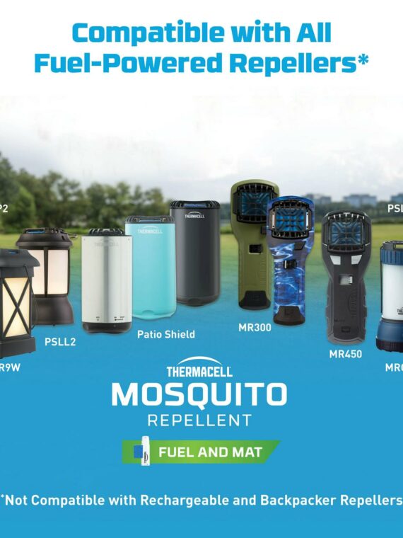 Thermacell Mosquito Repellent Refills, 120-Hour Protection, 10 Pack, Cordless & DEET-Free