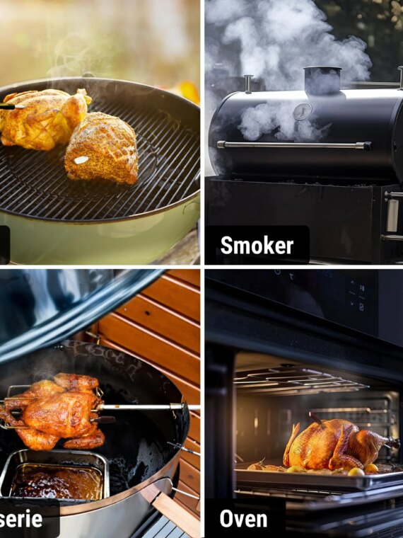 ThermoPro TempSpike Plus Wireless Meat Thermometer, 600ft Bluetooth Range, Color-Coded Probes, Smart Display, Waterproof